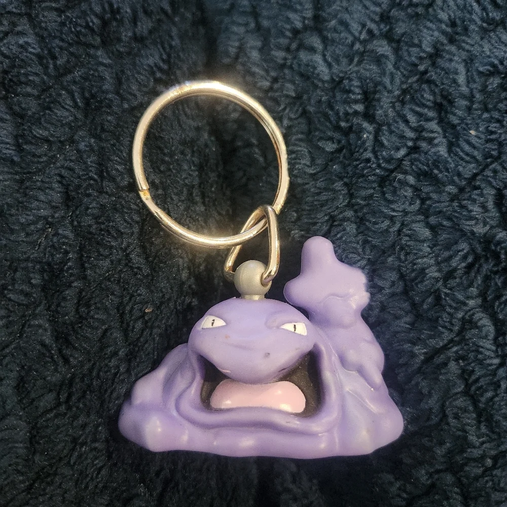 Purple Pokemon Muk Keychain 1999